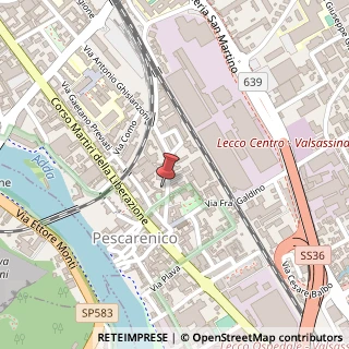 Mappa Via Antonio Ghislanzoni, 50, 23900 Lecco, Lecco (Lombardia)