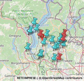 Mappa 21023 Besozzo VA, Italia (11.6225)