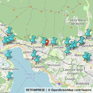 Mappa 21020 Barasso VA, Italia (2.7475)