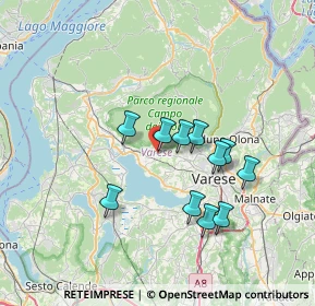 Mappa Via Alemagna, 21020 Barasso VA, Italia (5.92909)