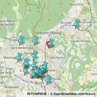 Mappa Via Monte Grappa, 21056 Induno Olona VA, Italia (2.4715)