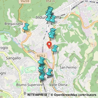 Mappa Via Monte Grappa, 21056 Induno Olona VA, Italia (1.075)
