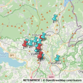 Mappa Via Monte Grappa, 21056 Induno Olona VA, Italia (2.98733)
