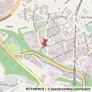 Mappa Via Cesariano, 64, 21056 Induno Olona, Varese (Lombardia)
