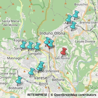 Mappa Via Pavia, 21056 Induno Olona VA, Italia (2.09308)
