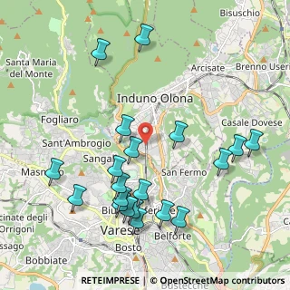 Mappa Via Pavia, 21056 Induno Olona VA, Italia (2.22)
