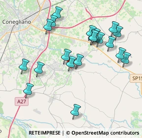 Mappa Via 1° Maggio, 31028 Vazzola TV, Italia (4.0455)