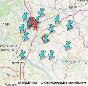 Mappa Via 1° Maggio, 31028 Vazzola TV, Italia (7.305)