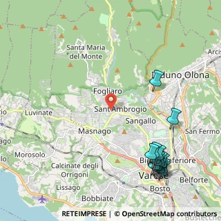 Mappa Via Salvatore Quasimodo, 21100 Varese VA, Italia (2.82286)