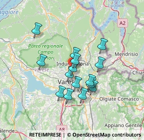 Mappa Via Campo dei Fiori, 21056 Induno Olona VA, Italia (5.39267)