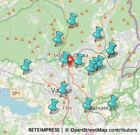 Mappa Via Campo dei Fiori, 21056 Induno Olona VA, Italia (3.65867)