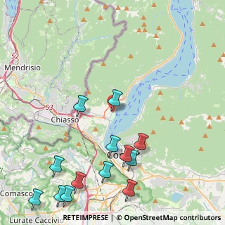 Mappa Via Vincenzo Monti, 22012 Cernobbio CO, Italia (5.45615)