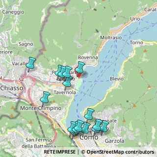 Mappa Via Vincenzo Monti, 22012 Cernobbio CO, Italia (2.34875)