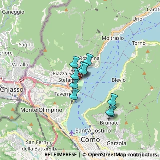 Mappa Via Vincenzo Monti, 22012 Cernobbio CO, Italia (1.06182)