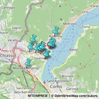 Mappa Via Vincenzo Monti, 22012 Cernobbio CO, Italia (0.94667)