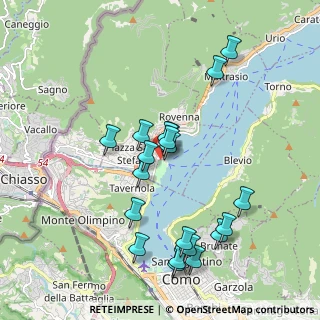 Mappa Via Vincenzo Monti, 22012 Cernobbio CO, Italia (1.888)