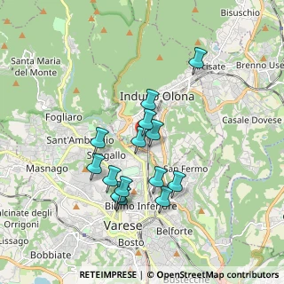 Mappa Via Trento, 21056 Induno Olona VA, Italia (1.54429)