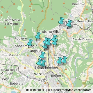 Mappa Via Trento, 21056 Induno Olona VA, Italia (1.39938)