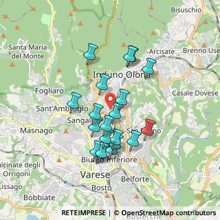 Mappa Via Trento, 21056 Induno Olona VA, Italia (1.5285)