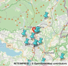 Mappa Via Trento, 21056 Induno Olona VA, Italia (3.87167)