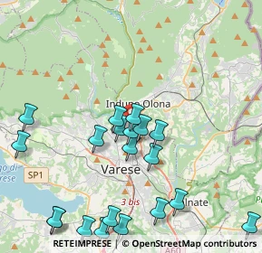 Mappa Via Trento, 21056 Induno Olona VA, Italia (4.677)