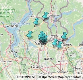 Mappa Via Trento, 21056 Induno Olona VA, Italia (8.26133)