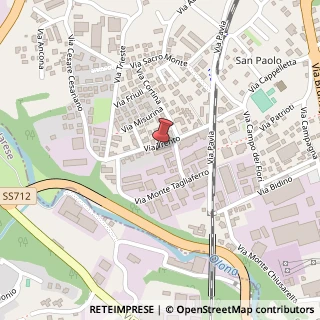 Mappa Via Trento, 14, 21056 Induno Olona, Varese (Lombardia)