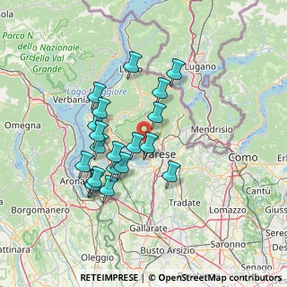 Mappa Via della Valle, 21020 Casciago VA, Italia (12.478)