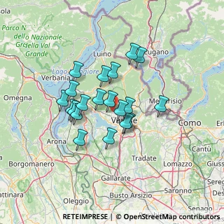 Mappa Via della Valle, 21020 Casciago VA, Italia (10.579)