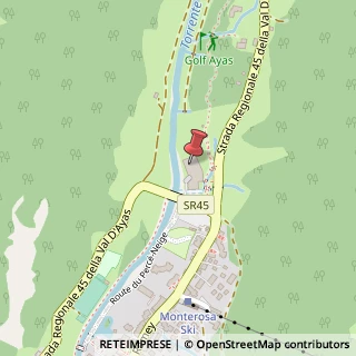 Mappa Piazzale Ramey, 1, 11020 Ayas, Aosta (Valle d'Aosta)