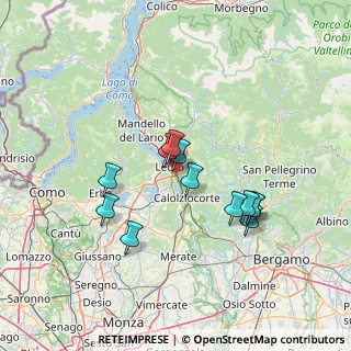 Mappa Via Fratelli Figini, 23900 Lecco LC, Italia (12.01667)