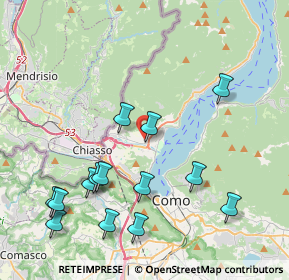 Mappa Via Costa D'Oro, 22012 Cernobbio CO, Italia (4.51214)