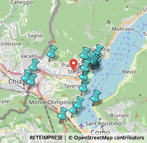 Mappa Via Costa D'Oro, 22012 Cernobbio CO, Italia (1.5265)