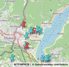 Mappa Via Costa D'Oro, 22012 Cernobbio CO, Italia (1.92833)