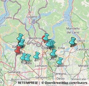 Mappa Via Costa D'Oro, 22012 Cernobbio CO, Italia (15.13)