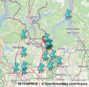 Mappa Via Davide Bernasconi, 22012 Cernobbio CO, Italia (14.76)