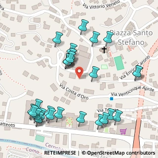 Mappa Via Costa D'Oro, 22012 Cernobbio CO, Italia (0.15517)