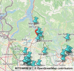 Mappa Via IV Novembre, 23868 Valmadrera LC, Italia (21.903)