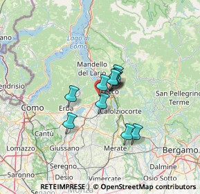 Mappa Via IV Novembre, 23868 Valmadrera LC, Italia (7.82818)