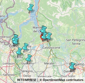 Mappa Via 4 Novembre, 23868 Valmadrera LC, Italia (16.81643)