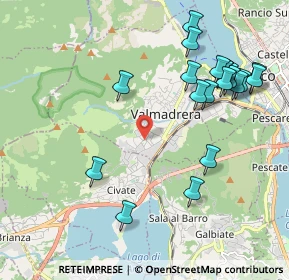 Mappa Via IV Novembre, 23868 Valmadrera LC, Italia (2.2735)