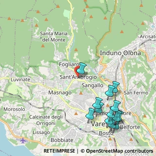 Mappa Vicolo Camairago, 21100 Varese VA, Italia (2.59077)