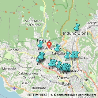 Mappa Vicolo Camairago, 21100 Varese VA, Italia (1.9065)
