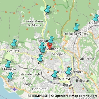 Mappa Vicolo Camairago, 21100 Varese VA, Italia (2.5675)