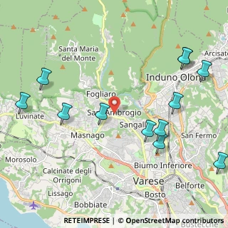 Mappa Vicolo Camairago, 21100 Varese VA, Italia (2.5825)