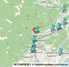 Mappa Via Giuseppe Parini, 22030 Caslino D'erba CO, Italia (2.29182)