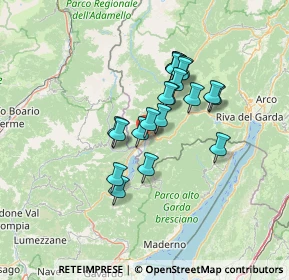 Mappa Via Tenente Costantino Marini, 38089 Storo TN, Italia (10.1865)