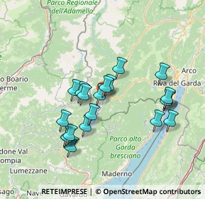 Mappa Via Tenente Costantino Marini, 38089 Storo TN, Italia (13.1235)