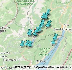 Mappa Via Tenente Costantino Marini, 38089 Storo TN, Italia (9.8285)