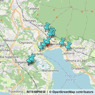 Mappa 21020 Gavirate VA, Italia (1.27083)